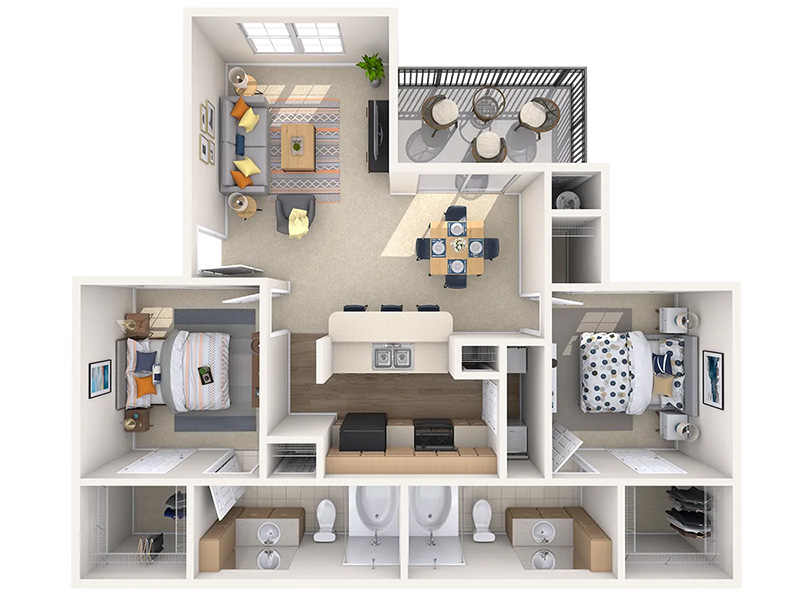 Lady Luck floorplan at Portola on Russell