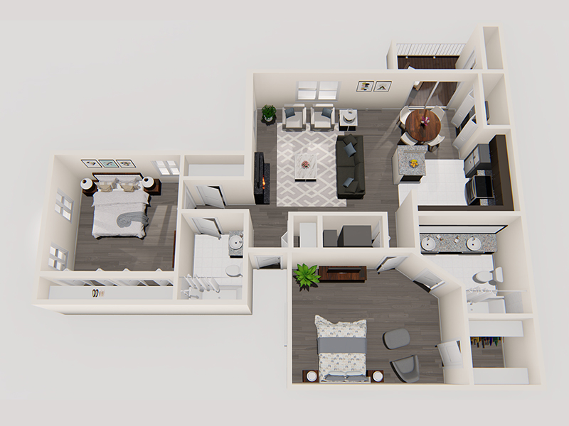 The Dogwood floorplan at ACASÁ Plantations at Pine Lake