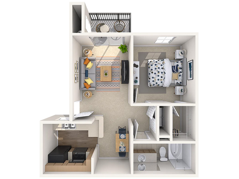 Stardust floorplan at Portola on Russell