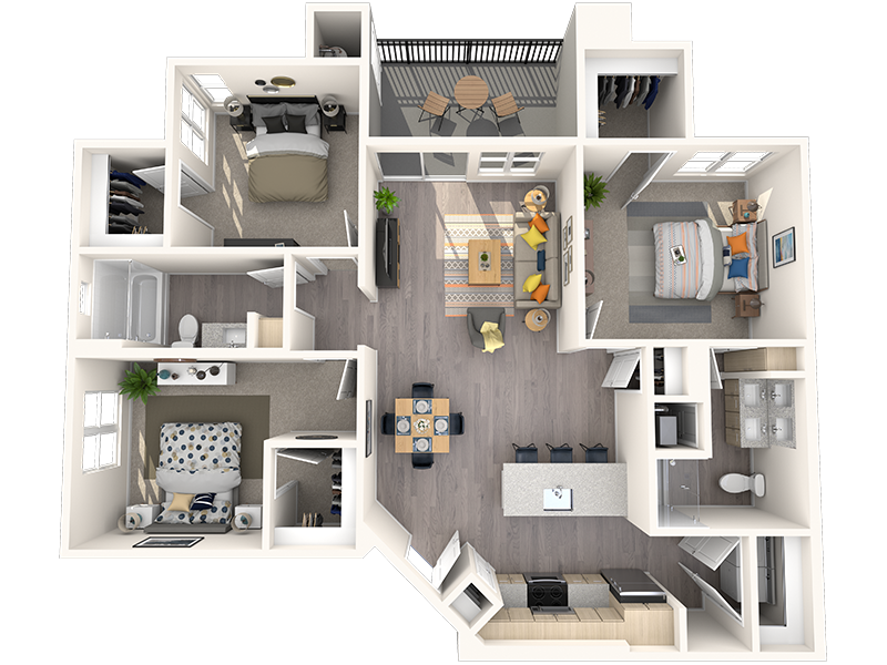 C1 floorplan at Grayson Place