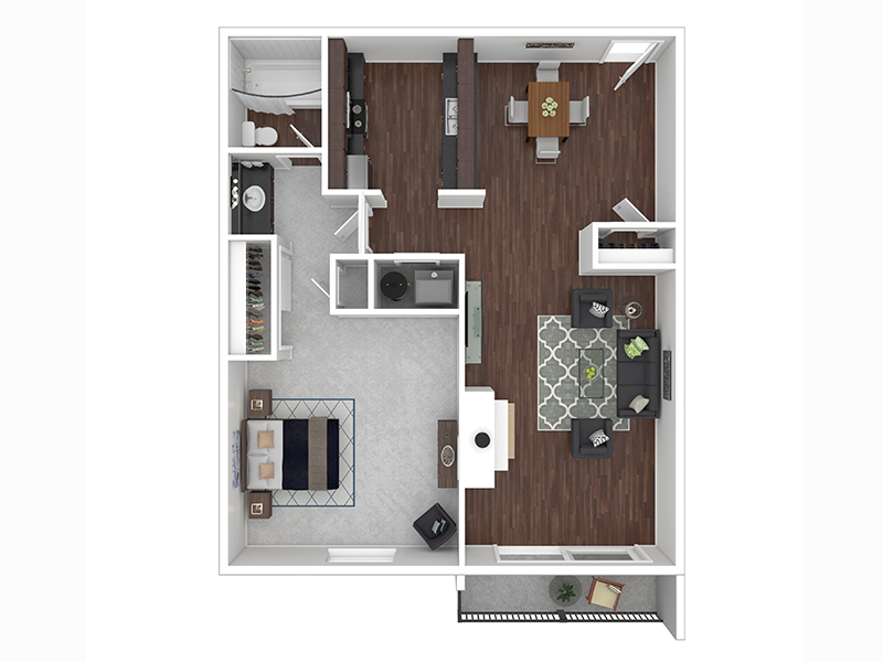 1 LG floorplan at The Crimson