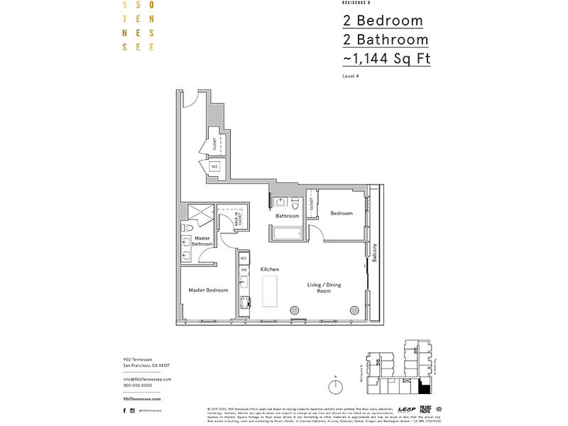 2x2 1144 floorplan