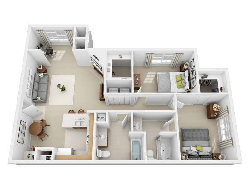 C2 Sunroom - Luxe West floorplan