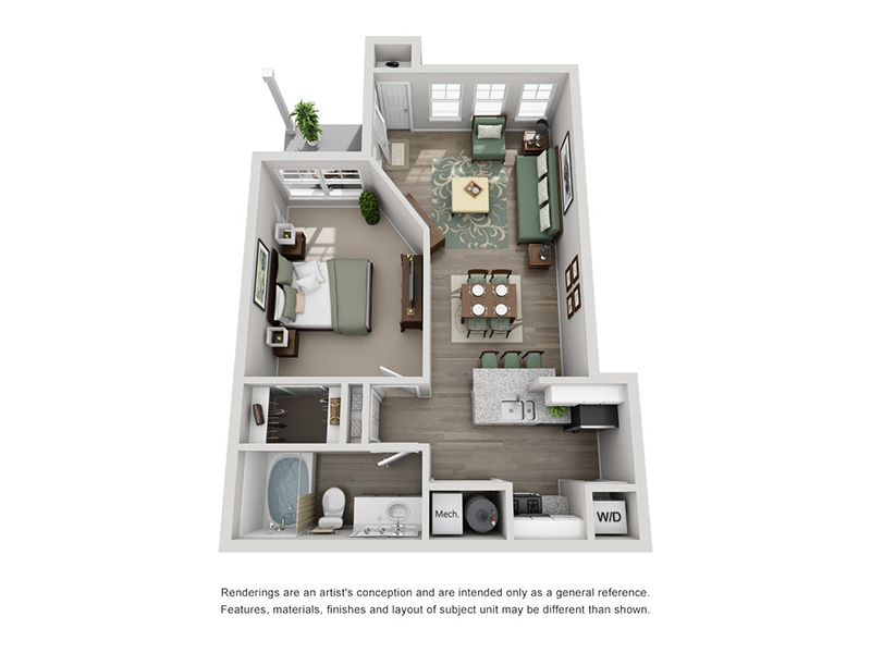 A2 floorplan at Grand Reserve of Naperville