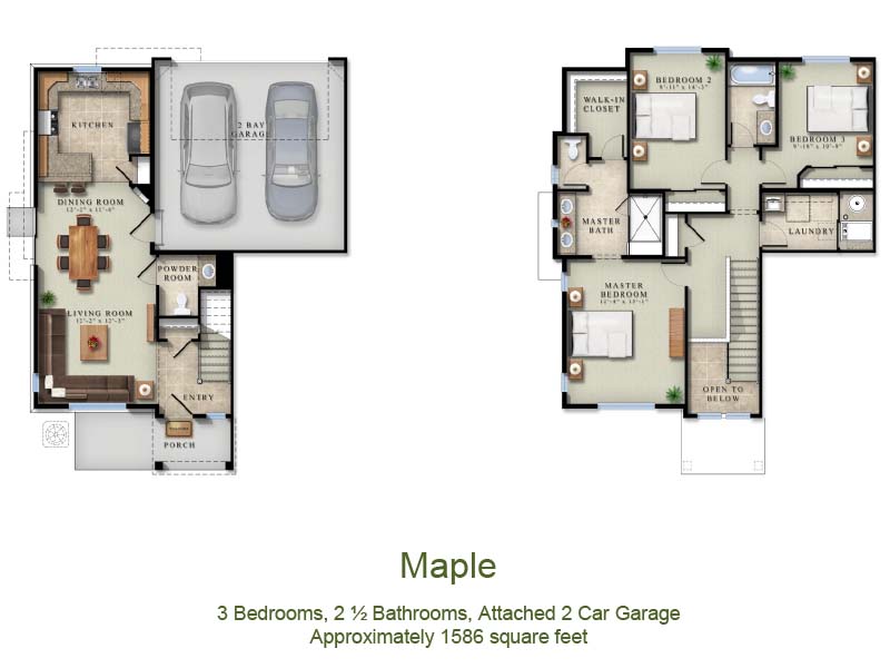 Maple floorplan