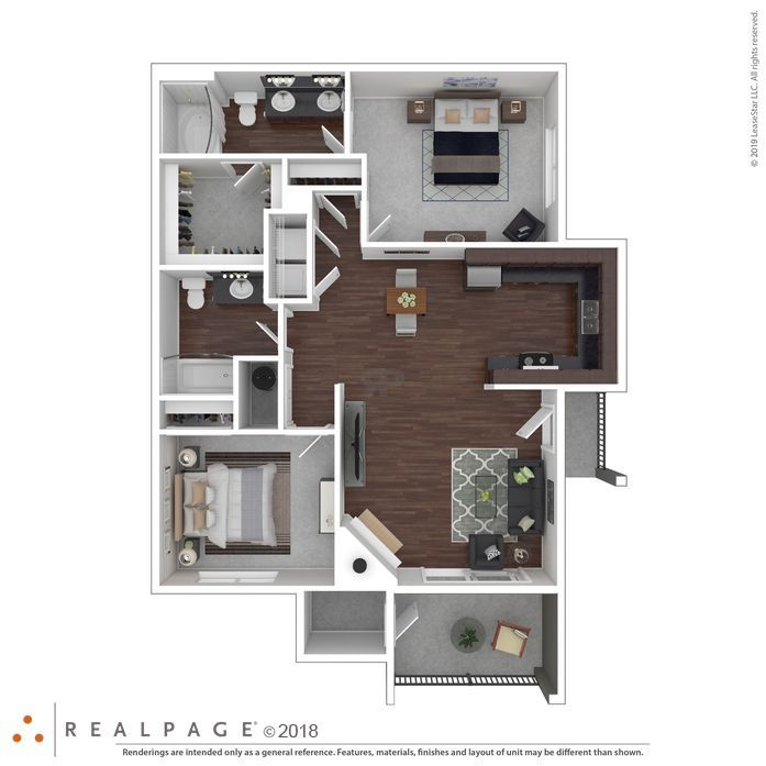 Bristol floorplan at Kipling Commons