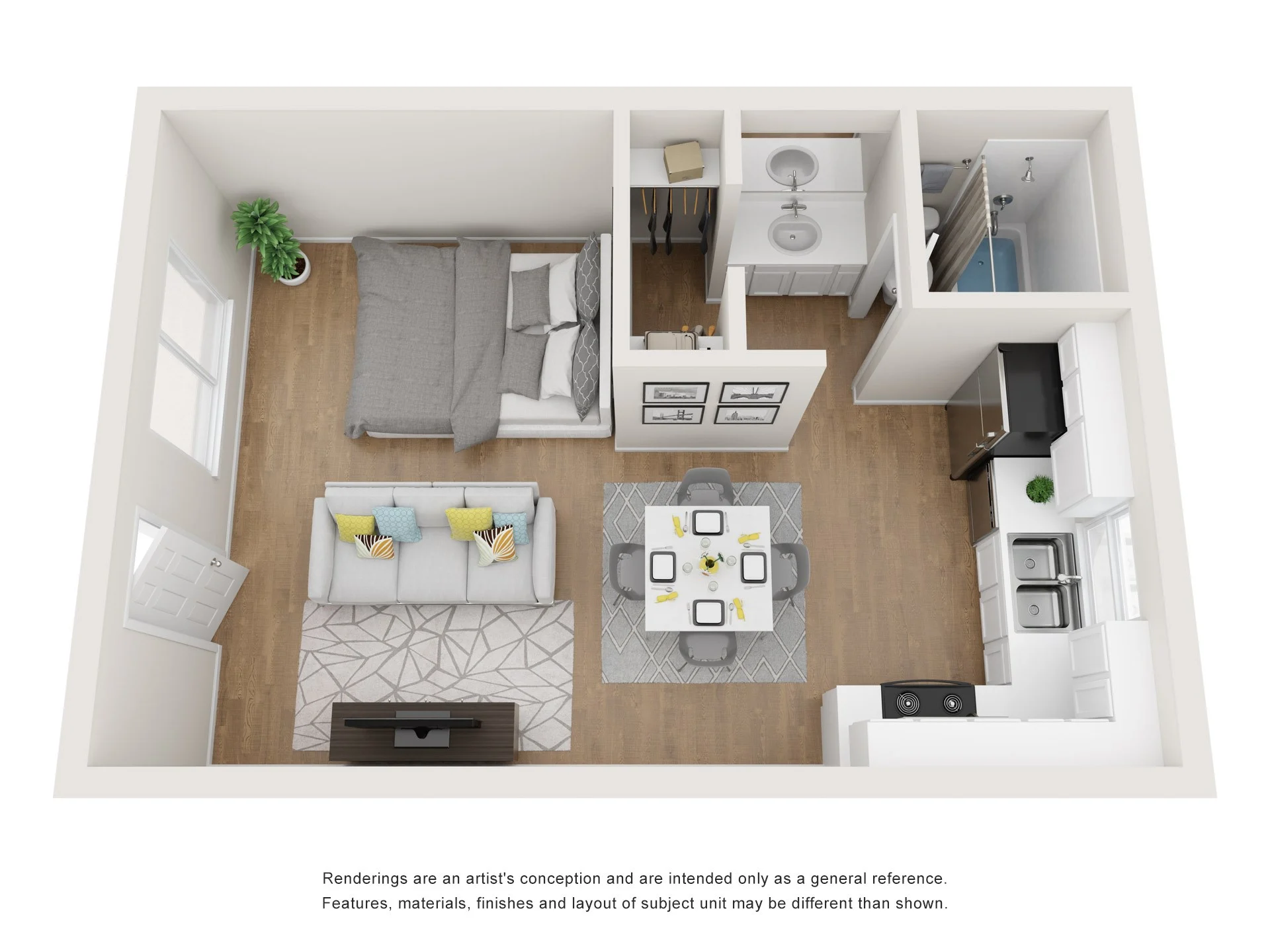 0x1a floorplan at Arcadia Gardens