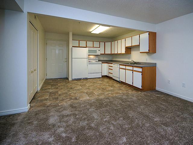 Open Kitchen Space | Coventry Cove Senior Apartments
