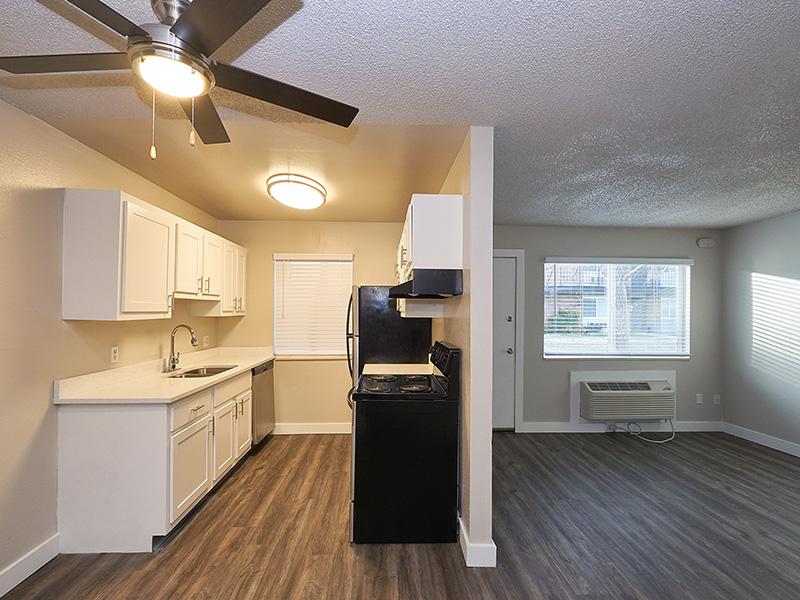 Kitchen and Living Room | Aspire Salt Lake Apartments