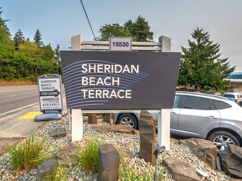 Welcome Sign | Sheridan Beach Terrace