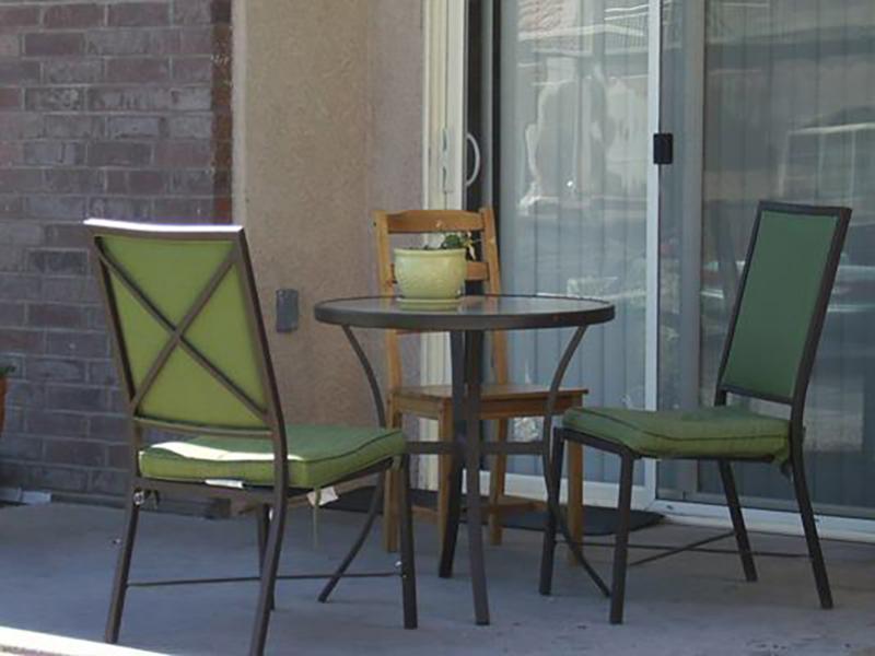 Patio | Fountain Heights in St George, UT