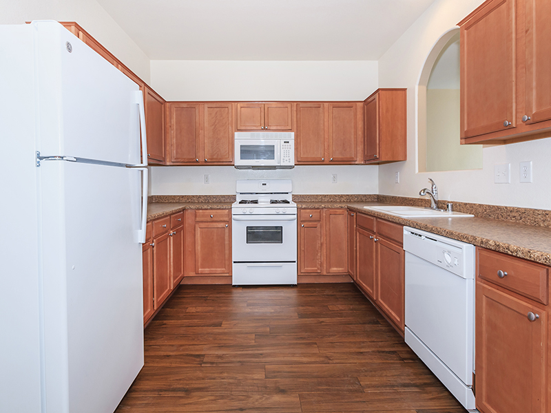 Fully Equipped Kitchen | Suncrest Townhomes in Las Vegas, NV