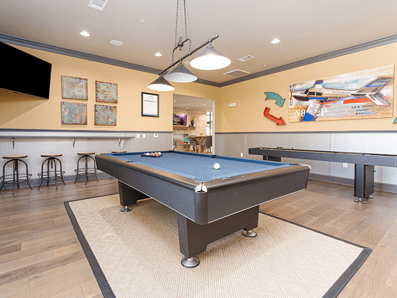 Pool Table | Cascadia Apartments in San Antonio, TX