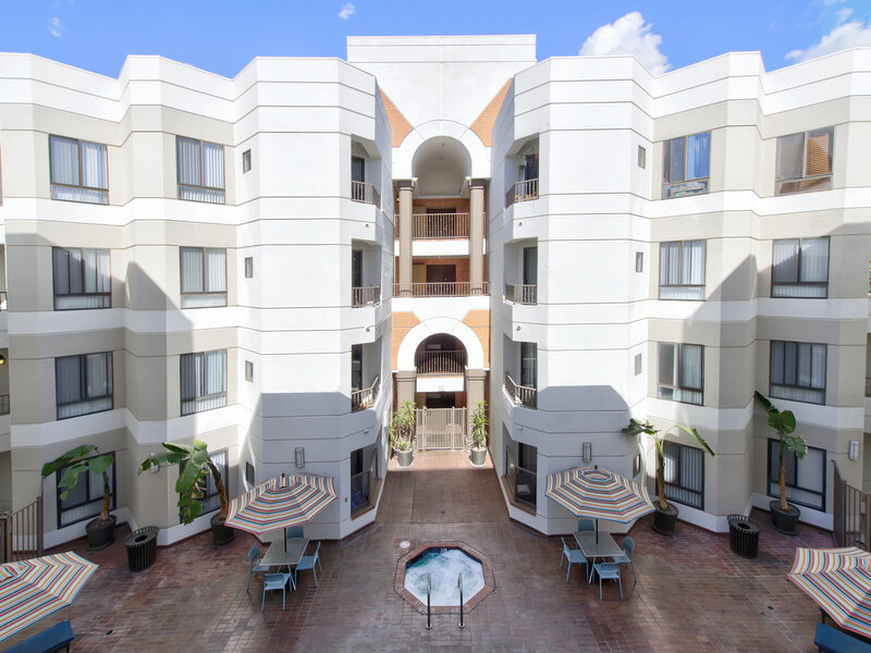 Pool Area | Elevation Long Beach Apartments in Long Beach, CA