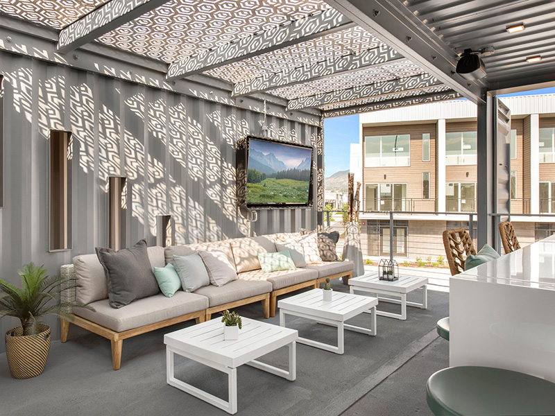 Patio | The Marq Townhomes