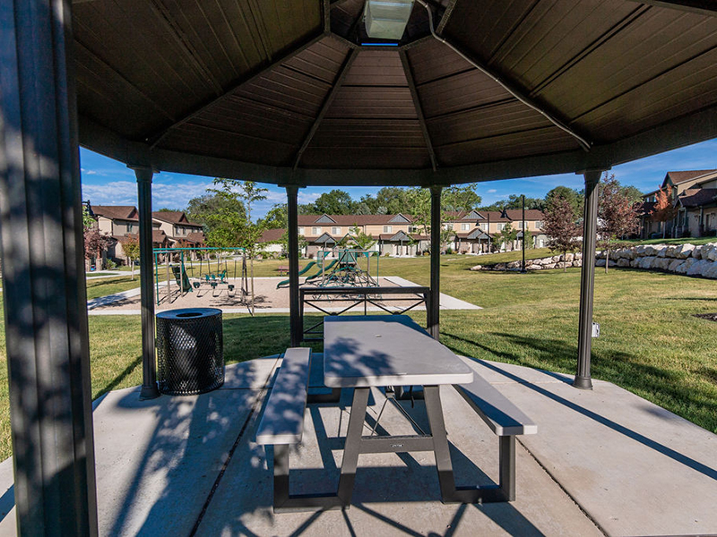 Gazebo | Mountain View Townhomes in Ogden, UT