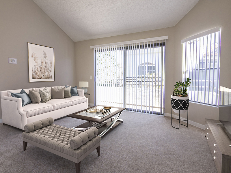 Front Room | The Heights on Superior Apartments in Northridge, CA