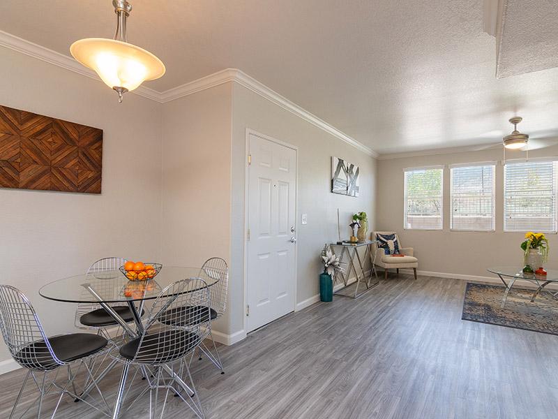 Living Room & Dining Area | Allegro at Tanoan in Albuquerque, NM