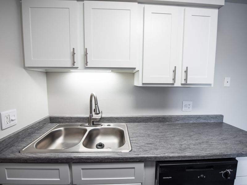 Kitchen Sink and Counters | Holladay on Ninth Apartments in Salt Lake City UT