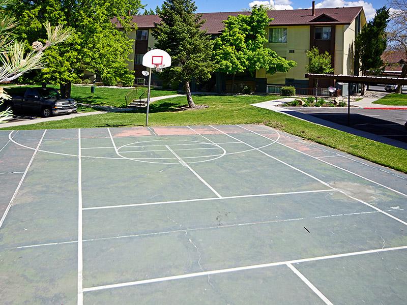 Basketball Court | Mountain Shadows Apartments in Salt Lake City, UT