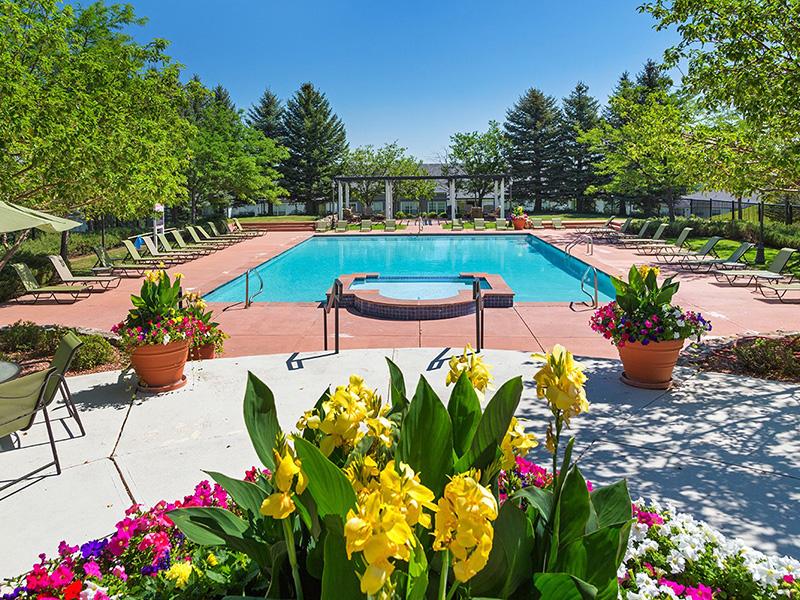 Shimmering Pool | The Retreat at Cheyenne Mountain Apartments in Colorado Springs CO