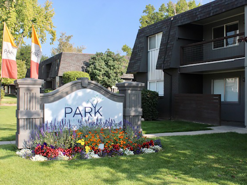 Monument Sign | The Park Apartments in Bountiful, UT