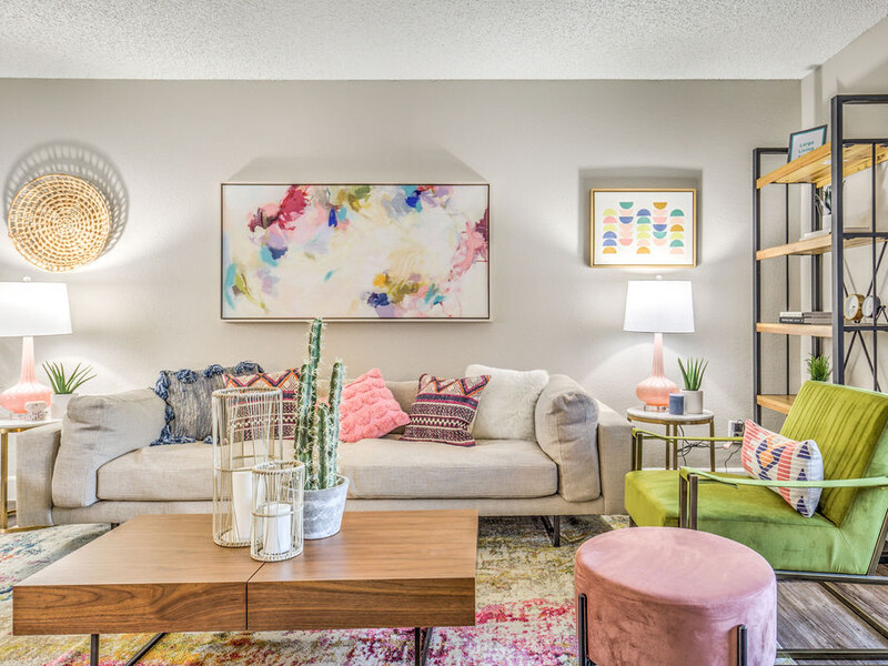 Model Living Room | Mojave Flats | Apartments in Las Vegas