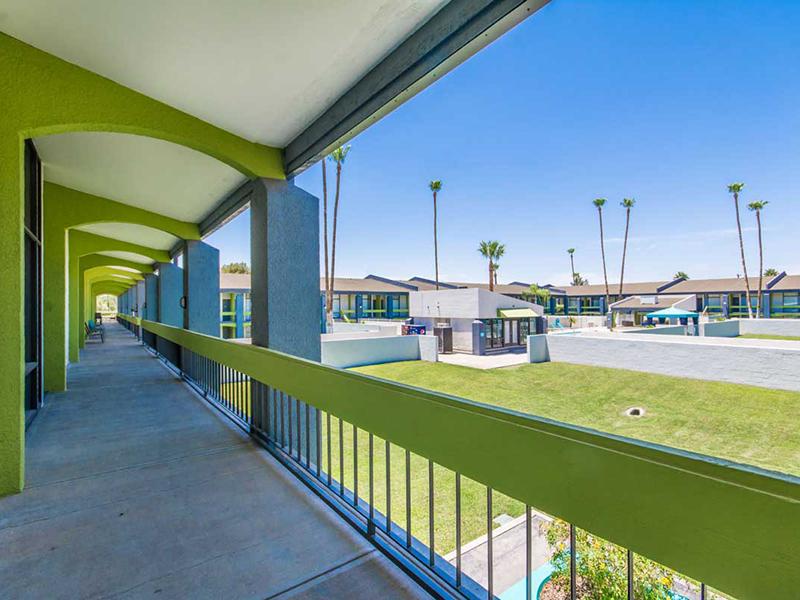 Balcony | Portola Biltmore Apartments