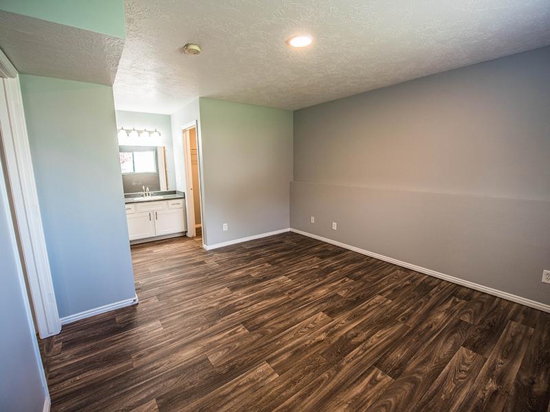 Hardwood and Sink | Hidden Cove Apartments