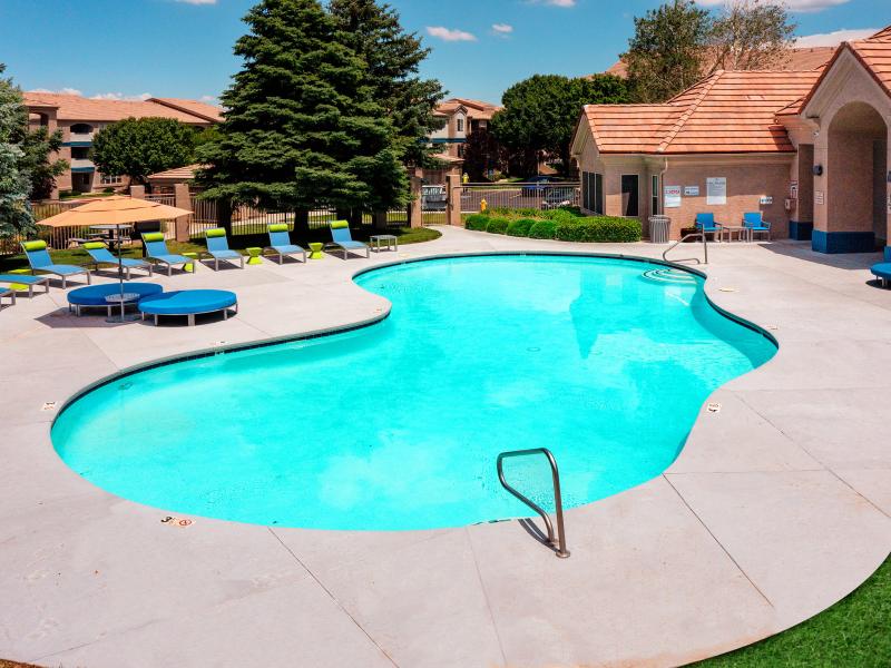 Shimmering Pool | Allegro at Tanoan Apartments in Albuquerque, NM