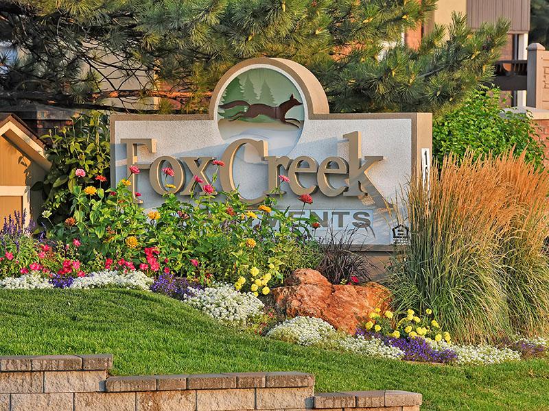 Welcome Sign | Fox Creek Apartments