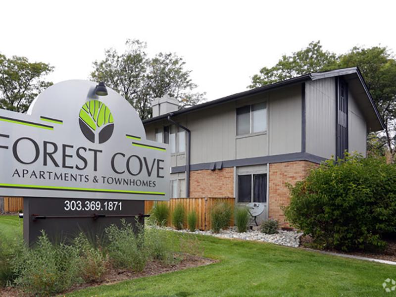 Welcome Sign | Forest Cove Denver Apartments For Rent