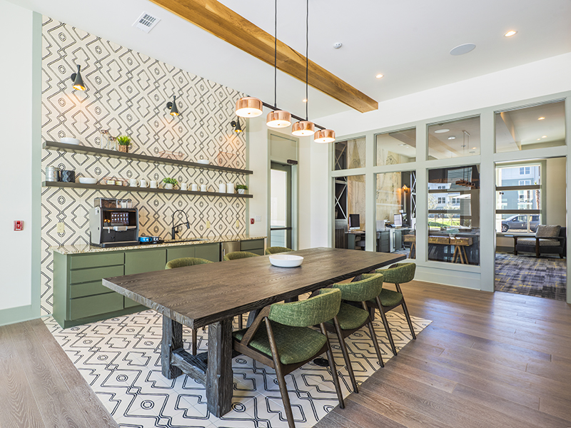 Clubhouse Kitchen | Atlantic on the Boulevard Apartments in North Charleston, SC