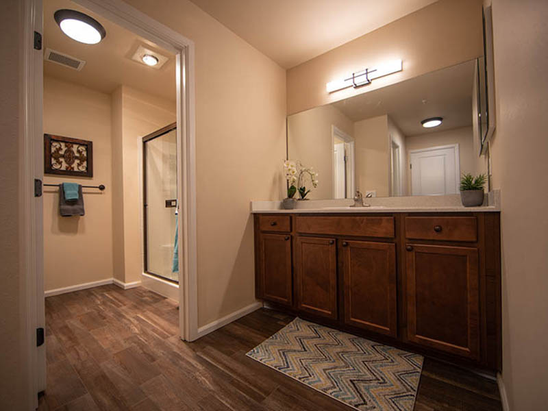 Model Bathroom | The Outlook Apartments in Graham, WA