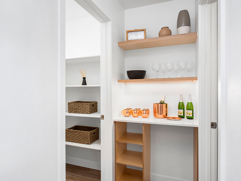 Linen Closet | The Marq Townhomes