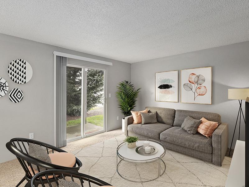 Living Room | Bridge Creek Apartments