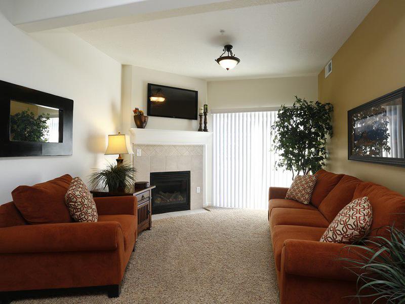 Living Room | The Village at Silver Ridge