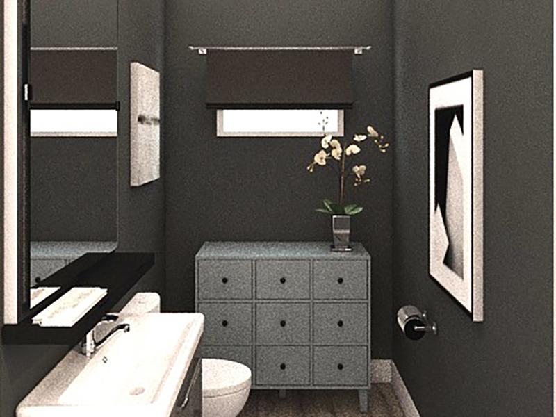 Bathroom | Edge at Fitzsimons Apartments