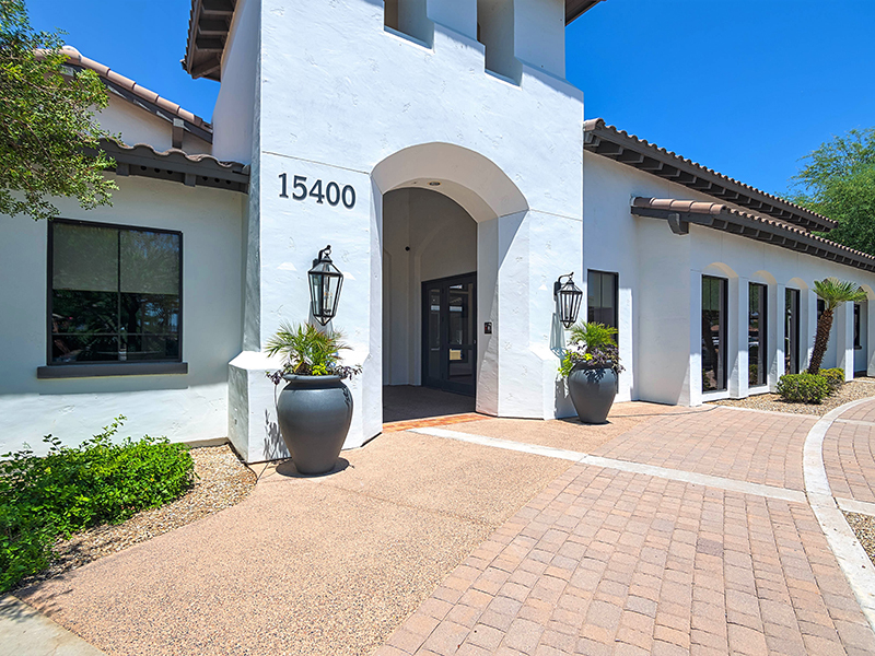 Clubhouse Exterior | Serafina Apartments