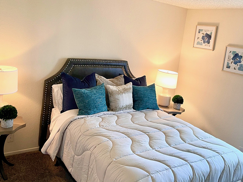 Furnished Bedroom | Chaparral Apartments in Palmdale, CA