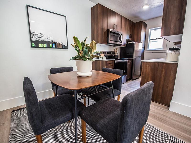 Dining Area & Kitchen | Clairmont Apartments