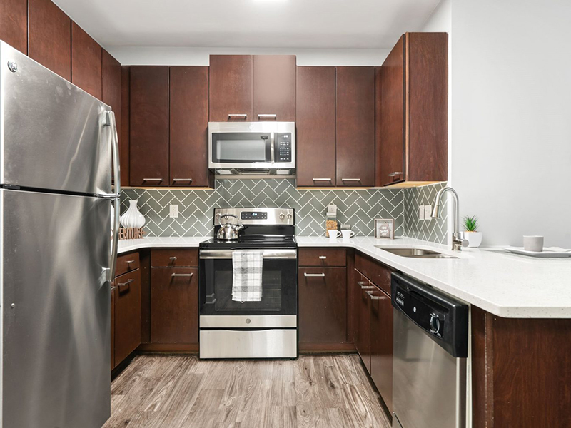 Stainless Steel Appliances | Reserve at Stone Hollow Apartments in Charlotte, NC