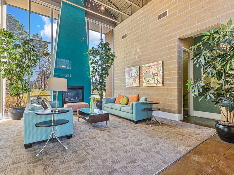 Clubhouse Lobby | Avantus Apartments in Denver, CO