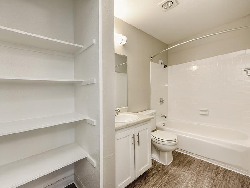 Bathroom | Crossing at Wyndham Apartments in Sacramento CA