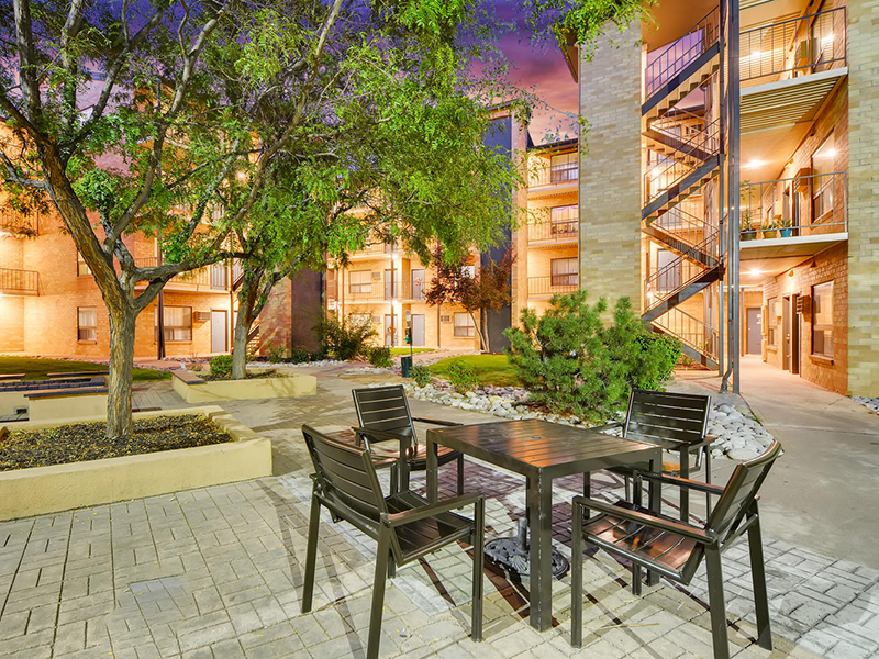 Outdoor Seating | The Atrii Apartments in Denver, CO