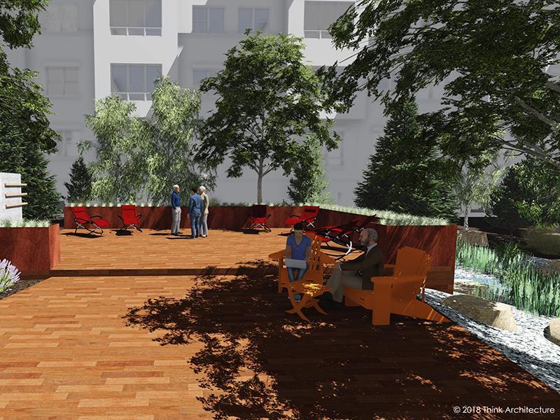 Outdoor Lounge | Canyon Vista Apartments in Draper, UT
