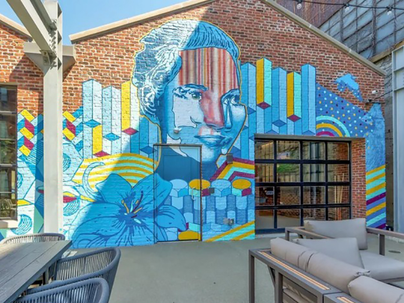 Clubhouse Exterior | Station 324 Apartments in Columbus, OH