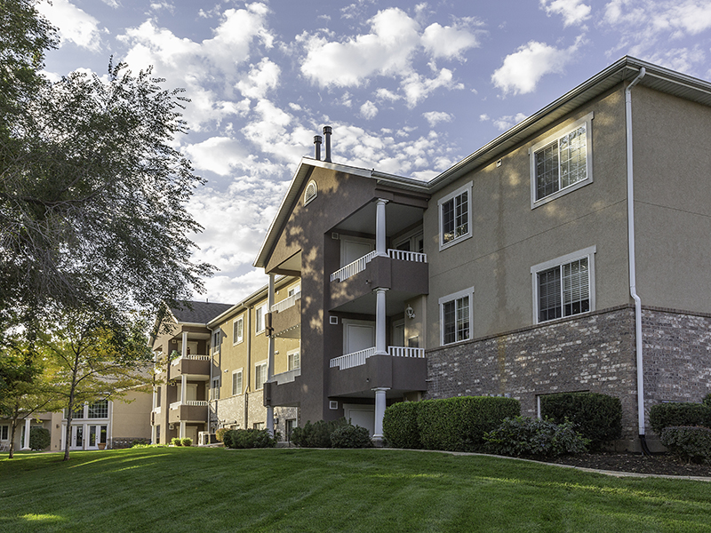 Apartment Exterior | Riley Court Senior Apartments in Bountiful, UT
