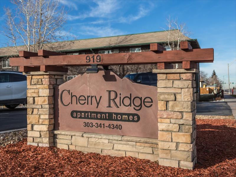Sign | Cherry Ridge Apartments