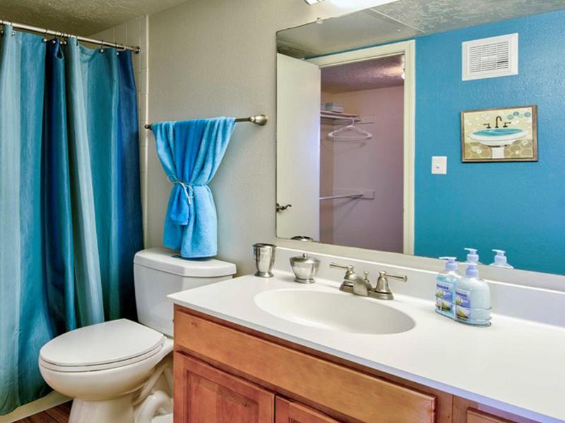 Bathroom | Oak Tree Park Apartments